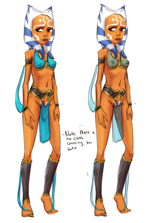 Ahsoka Tano Sex Slave - These slave outfits are seem to be too bitchy even for Ahsoka Tano â€“ Star  Wars Hentai