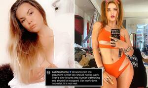 Kaili Home Porn - Bella Thorne's sister Kaili joins OnlyFans and feuds with sex workers on  social media | Daily Mail Online