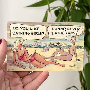 cartoon nude beach couples - Sex Beach Humor - Etsy