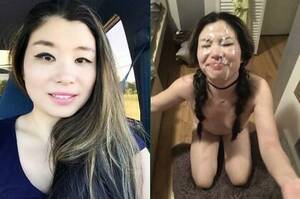 asian cum facial before and after - Beautiful face before and after getting cum drenched