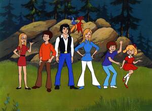 Brady Bunch Cartoon Porn Art - Filmation the Brady Kids Hand Painted Animation Cel Art - Etsy