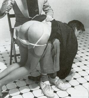 black and white vintage spanking - Black White Vintage Porn Spanking | BDSM Fetish