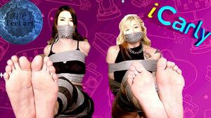 Icarly Feet Porn - Icarly poster Bondage Feet by JanesFeetArt on DeviantArt