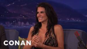 Angie Harmon Nude Lesbian - Angie Harmon Is Always The Man In Lesbian Fan-Fic | CONAN on TBS - YouTube