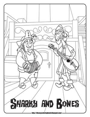 Jake And The Never Land Pirates Porn - jake and the never land pirates coloring pages sharky and bones