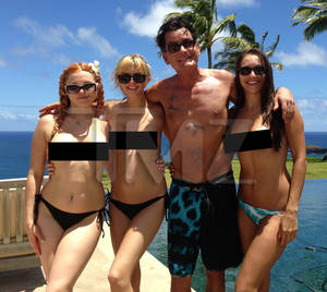 Charlies Angels Porn Actress - Charlie Sheen's Goddess-less days are over ... the warlock has found three  NEW porn star girlfriends -- but this time he's calling them \