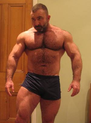 mature bodybuilder - muscle muscular mature veteran old older sexy hairy hair fur furry hirsute  handsome rugged manly masculine unique