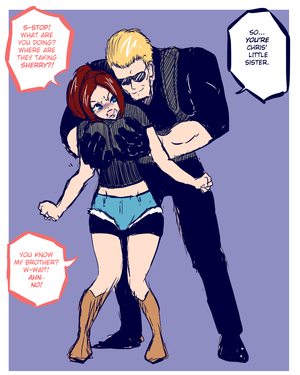 Claire Redfield Cartoon Porn - Claire & Wesker- Shishikasama (Resident Evil) - Porn Cartoon Comics