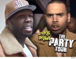 50 Cent Butt Porn - 50 Cent's sudden absence from Chris Brown's tour promos is all about a huge  money gap between 50's camp and the promoter behind Chris' tour .