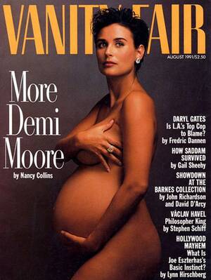 naked pregnant magazine - A History Of Naked, Pregnant Celebrities On Magazine Covers