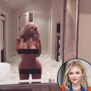 Kim Kardashian Tits Porn - Kim Kardashian Nude Pregnant Selfie: Reality Star Shows Off Bump