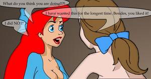 belle and ariel nude cartoon - Belle and Ariel (The Little Mermaid-.. at ComicsPorn.Net