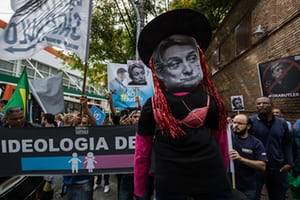 journalist in brazil nude beach - Protests in SÃ£o Paulo against the visit of US academic on gender Judith  Butler to Brazil