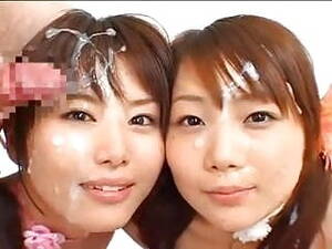 2 japanese girls bukkake - 2 Asian girls bukkake | xHamster