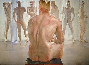 Gay Porn Painting - Naked guys Gay art paintings