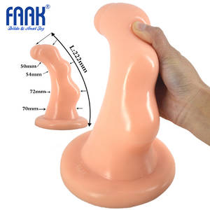 group anal masturbation - FAAK Big Butt Toy Sex Vagina Pussy Ass Stopper Anal Plug Dildo Adult Women  Men Masturbator