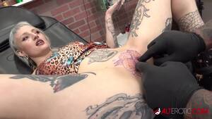 big teen tattoo - Petite tattooed cutie has her pussy tattooed then slurps on Sascha's big  dick - Free Porn Videos - YouPorn