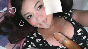 latina slut facial - Pretty Latina enjoying posing with facial - Cum Face GeneratorCum Face  Generator