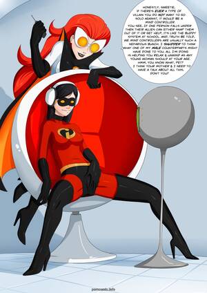 incredibles cartoon lesbian sex - Incredibles- Mother Daughter Relations - Porn Cartoon Comics