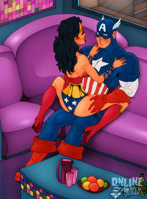 Captain America Cartoon Porn - We uncover Wonder Woman's sexual affair with Captain America! | Superheroes Cartoon  Porn