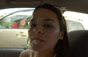 amateur cum facial in car - Public Slut | MOTHERLESS.COM â„¢