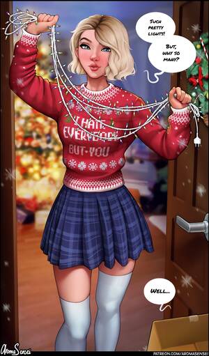 Christmas Straight Porn - Gwen Celebrates Christmas (Spider-Man) [Aroma Sensei] - 1.1 . Gwen  Celebrates Christmas - Straight - Chapter 1 (Spider-Man) [Aroma Sensei] -  AllPornComic