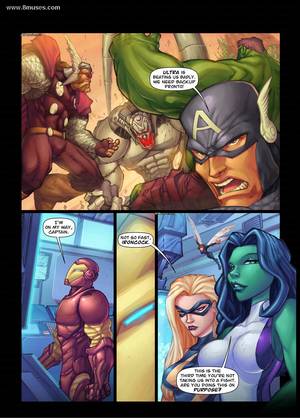 Assvengers 2 Porn Comic - Page 2 of the porn sex comic JKR Comix - Assvengers for free online