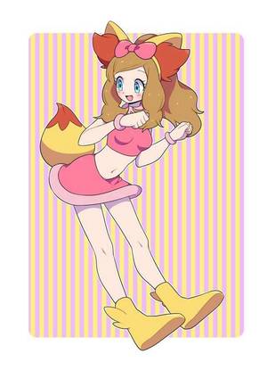 Female Pokemon Fennekin Porn - Tags: Anime, Pixiv Id PokÃ©mon, Serena (PokÃ©mon), Fennekin (Cosplay),  Kitsunemimi