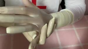 gloves handjob forum - Surgical Gloves Handjob 2