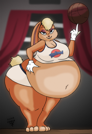 Lola Bunny Fat Porn - Lola Bunny Belly Inflation by CleverFoxMan on DeviantArt