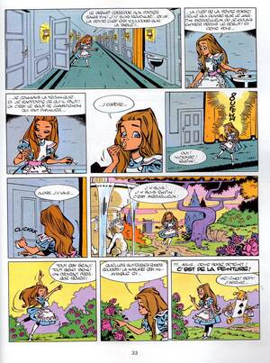 Alice French Comic - Alice big and small: Alice Au Pays Des Merveilles - French Comic by Dany