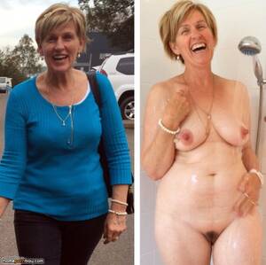 amateur plumper dressed and undressed - Granny Dressed undressed - 79 photos