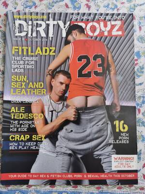 Gay Porn Magazines 2014 - Dirty Boyz Magazine Issue 15 October 2014 Gay Interest Fetish Mag - Etsy