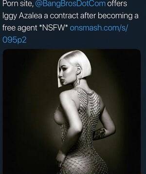 Iggy Azalea Porn - Porn site, @BamgBrosDotCom offers Iggy Azalea a contract after becoming a  free agent *NSFW\