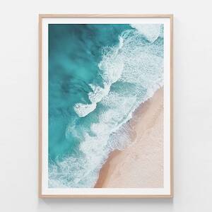 assie nude beach video free - Ocean Print Aerial Beach Overhead Photography Coastal Wall - Etsy New  Zealand