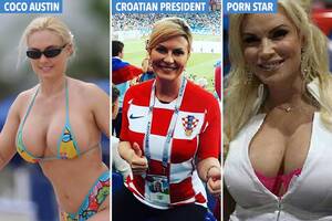 croatia nudist lifestyle - How Croatia's footie-mad president broke the internet when she was mistaken  for a PORN STAR and Ice T's model girlfriend Coco Austin | The Sun