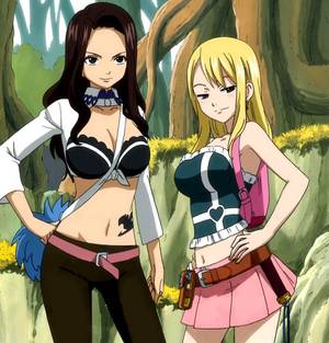 Fairy Tail Kana Christmas Porn - Fairy Tail Fantasy Anime Cana Alberona and Lucy Heartfilia