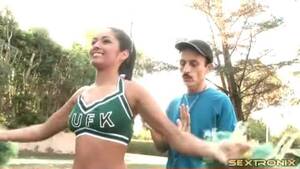 latina cheerleader sucking - Latina Teen Cheerleader Sucks Old Man Dick : XXXBunker.com Porn Tube