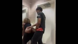 ebony public bathroom sex - Ebony Public Restroom Porn Videos | Pornhub.com