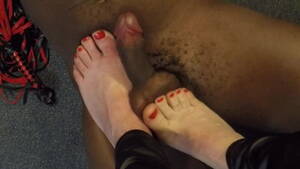 black foot cum - Black cum on white feet | xHamster