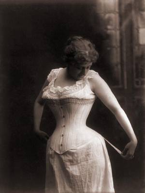 1890s Women - Woman In A Whale-boned Corset, 1899 Photograph