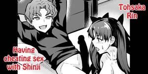 Fate Stay Night Lesbian Porn - Cum Eating Tohsaka Rin, Shinji To Uwaki Sex Suru - Fate Stay Night â€“  Hentai.bang14.com