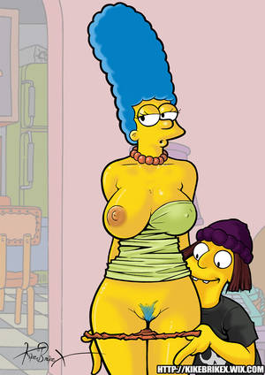 Marge Simpson Porn Pencil Art - Marge Simpson and Jimbo by Kikebrikex by -KikeBrikex-