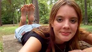 Amateur Feet Close Up - Amateur Feet showcased in outdoor closeup - Feet9