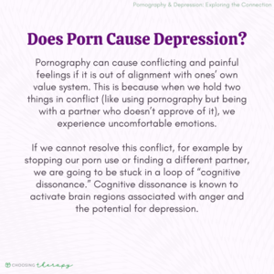 Because Porn - Pornography & Depression: Exploring the Connection