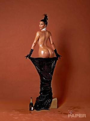 Kim Kardashian Sexy Uncensored - Kim Kardashian Flaunts Big Boobs and Ass in Naked Photoshoot for Paper  Magazine (NSFW) (HQ) - Hot Celebs Home