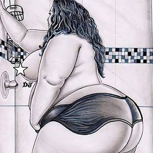 chubby mature bbw erotic cartoons - Nice BBW art