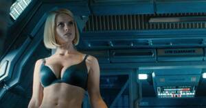 Alice Eve Strips Down Porn - Writer admits 'Star Trek' lingerie scene was 'gratuitous,' 'mysogynistic'