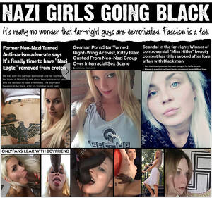 Nazi Porn Movies Redhead B - NAZI GIRLS GOING BLACK #FascismIsAFad | MOTHERLESS.COM â„¢