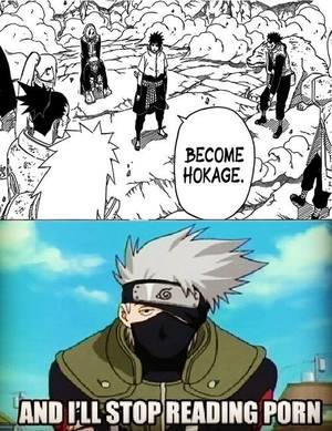 Funny Memes Anime Porn - XD tags: sasuke uchiha hokage kakashi hatake So funny